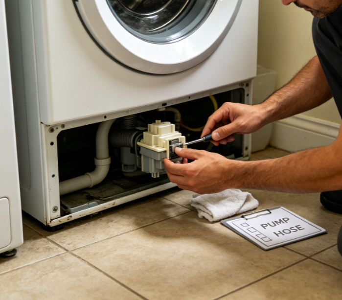 Washing Machine Drain Pump Inspection and Repair - Image 2