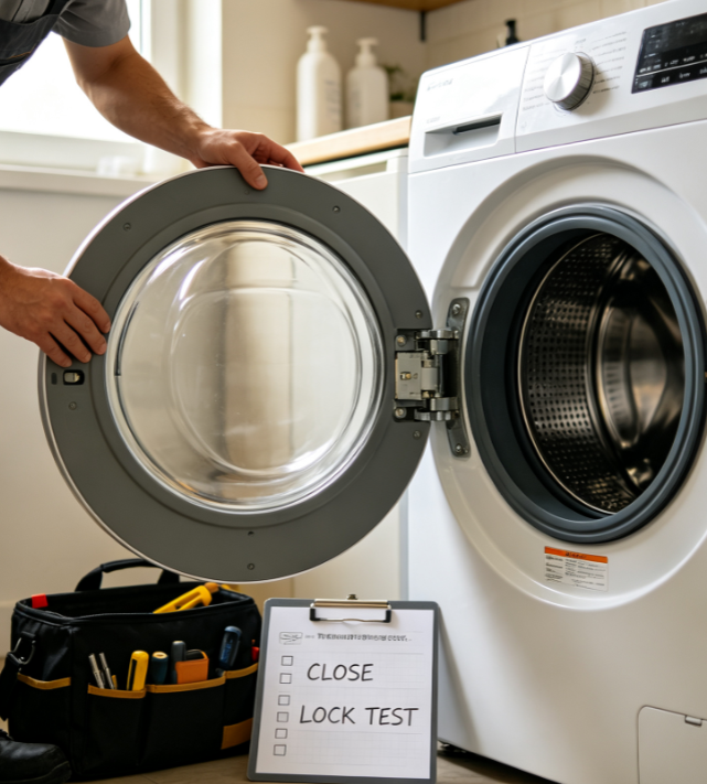 Washing Machine Door Lock Assembly Repair - Image 2