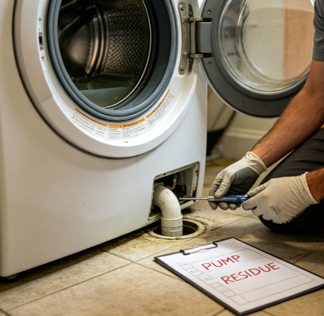 On-Site Repair For Washing Machines Not Draining